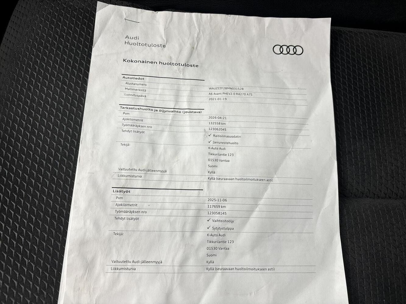 Audi A6 vaihtoauto