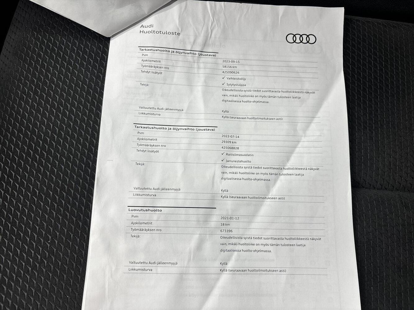 Audi A6 vaihtoauto