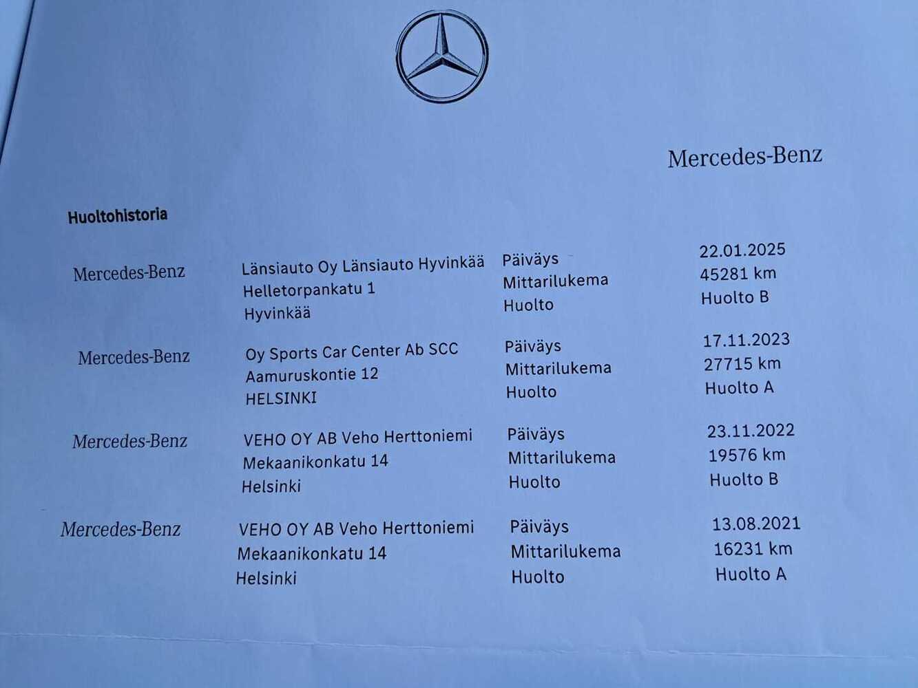 Mercedes-Benz C vaihtoauto
