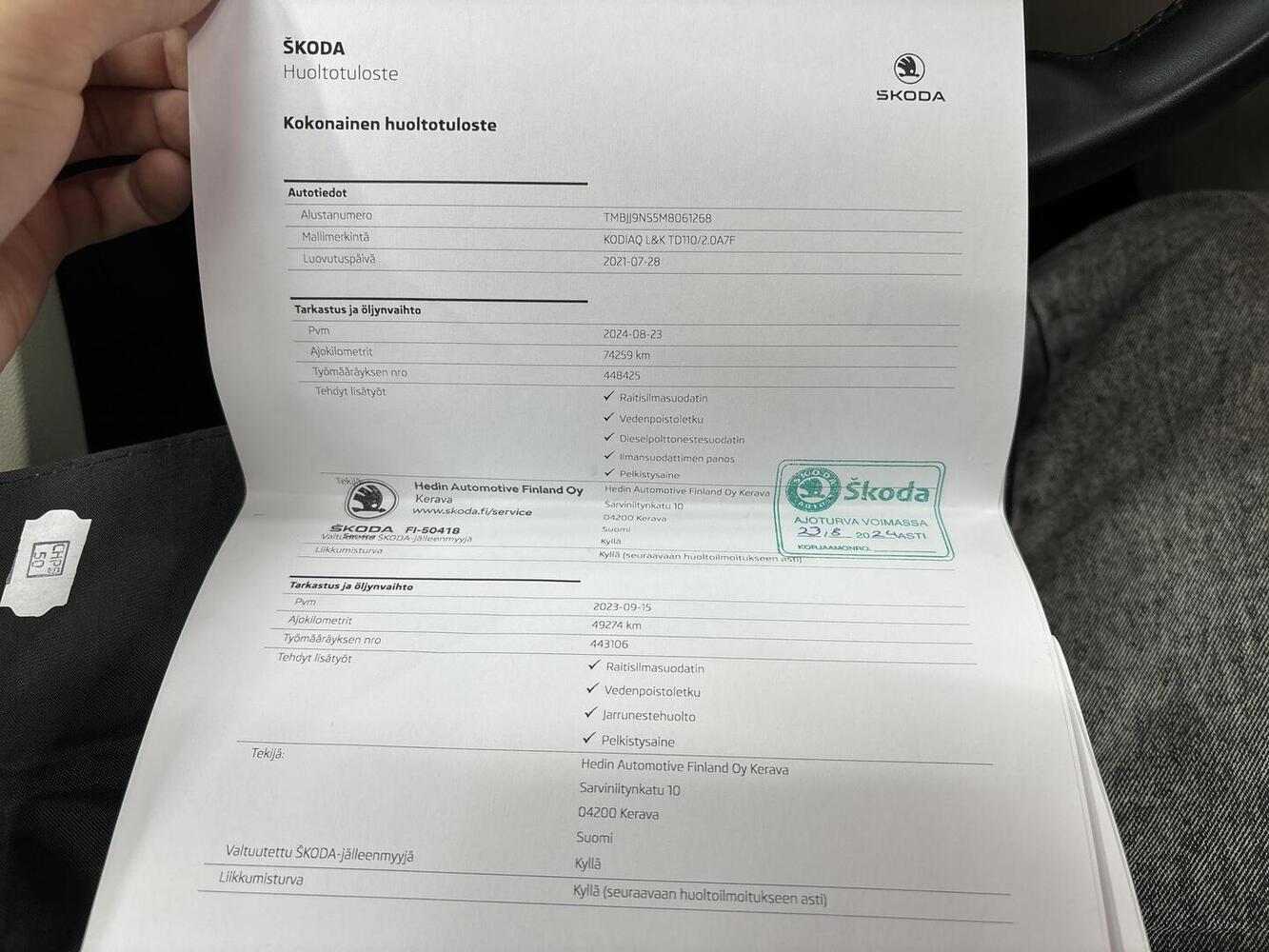 Skoda Kodiaq vaihtoauto
