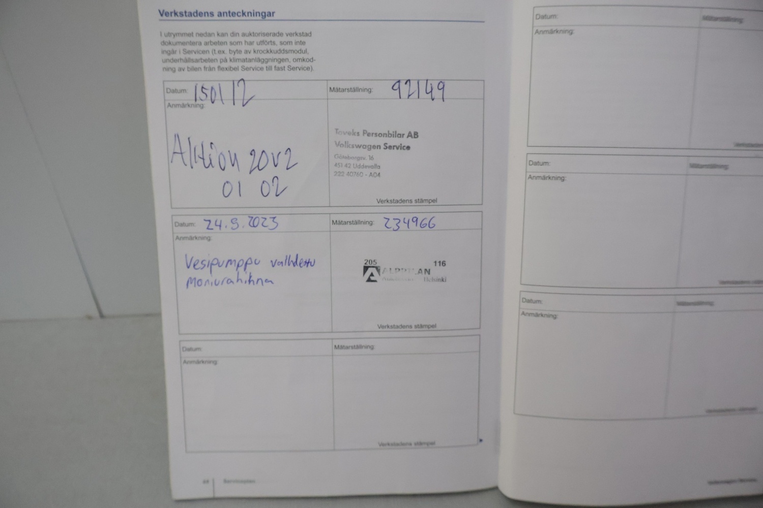 Volkswagen Passat vaihtoauto