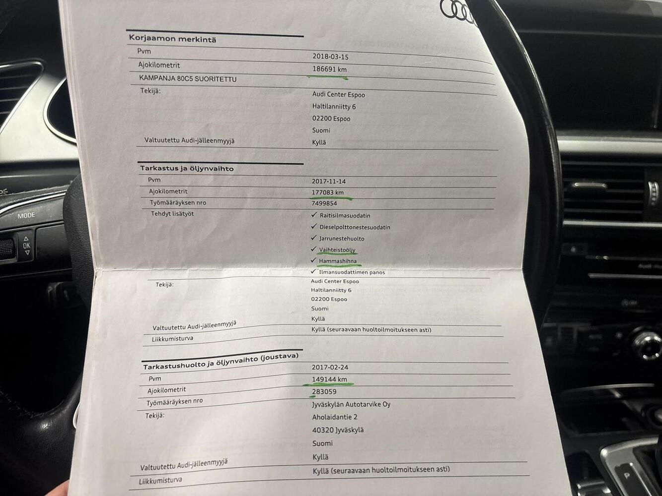 Audi A4 vaihtoauto