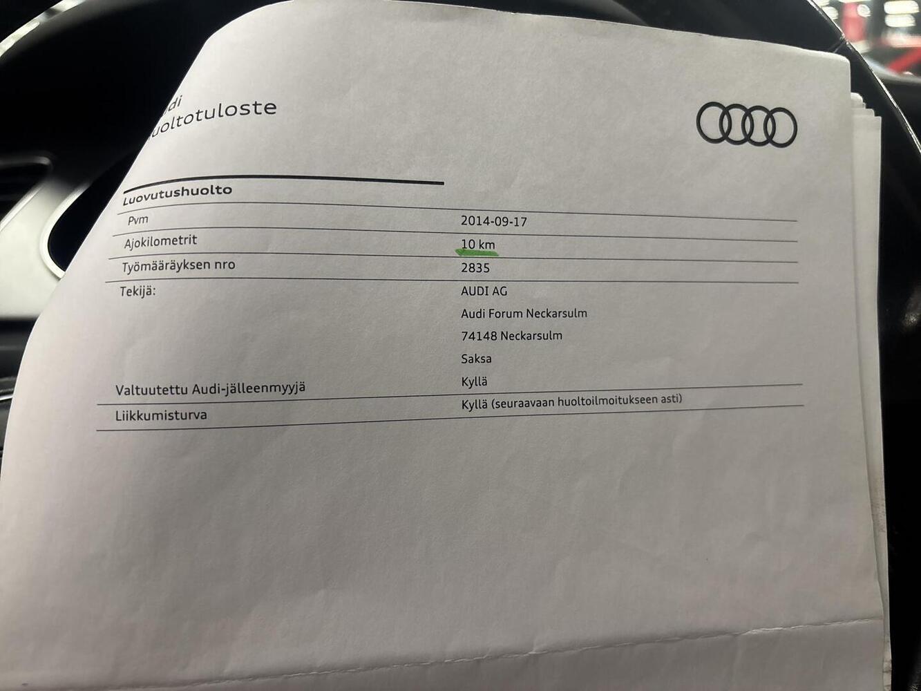 Audi A4 vaihtoauto