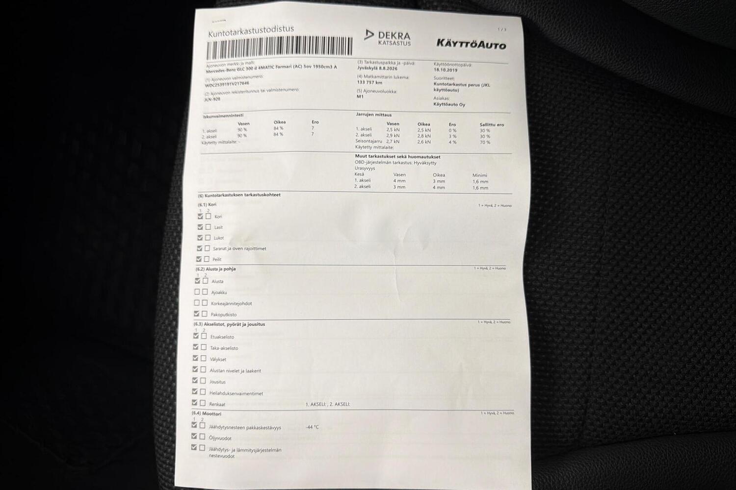 Mercedes-Benz GLC vaihtoauto