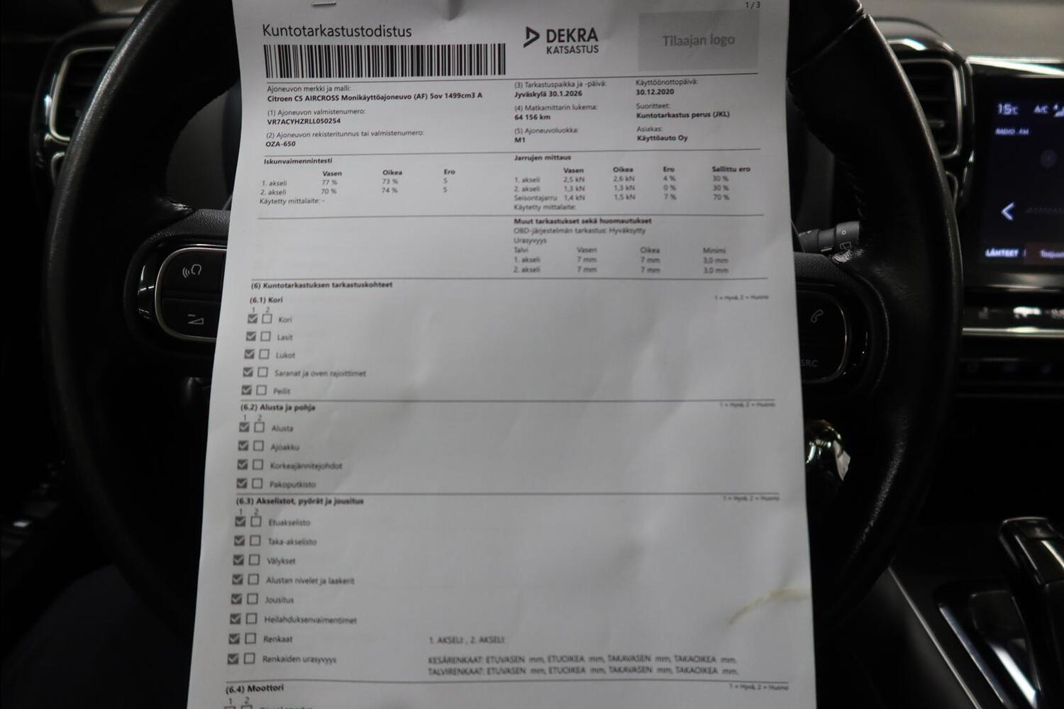 Citroën C5 Aircross vaihtoauto
