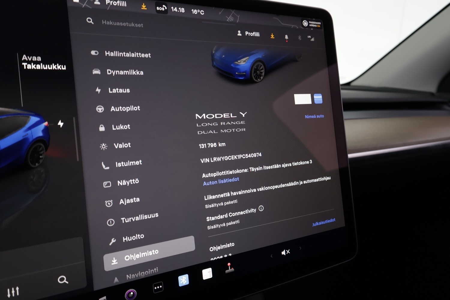 Tesla Model Y vaihtoauto