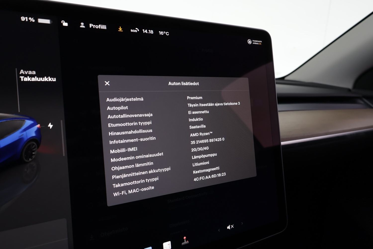 Tesla Model Y vaihtoauto