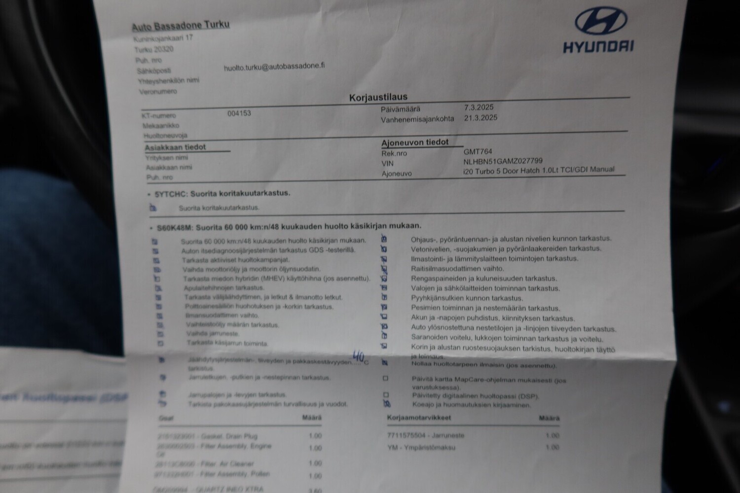 Hyundai i20 Hatchback vaihtoauto