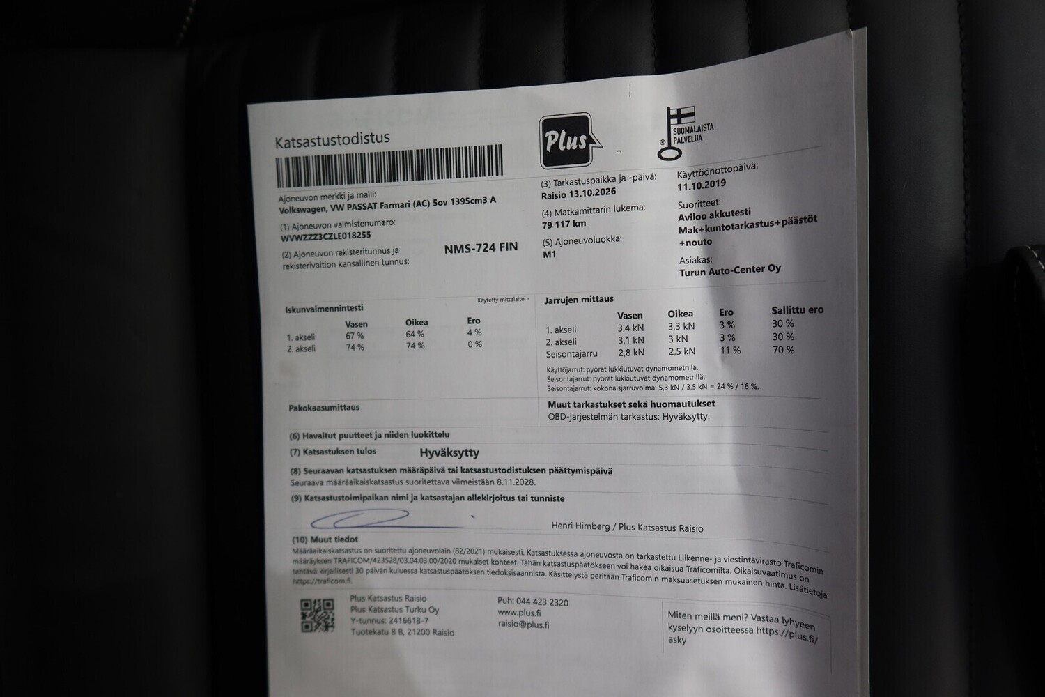 Volkswagen Passat vaihtoauto