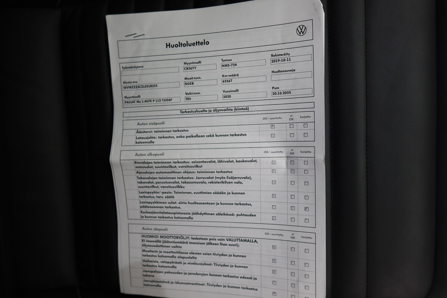 Volkswagen Passat vaihtoauto
