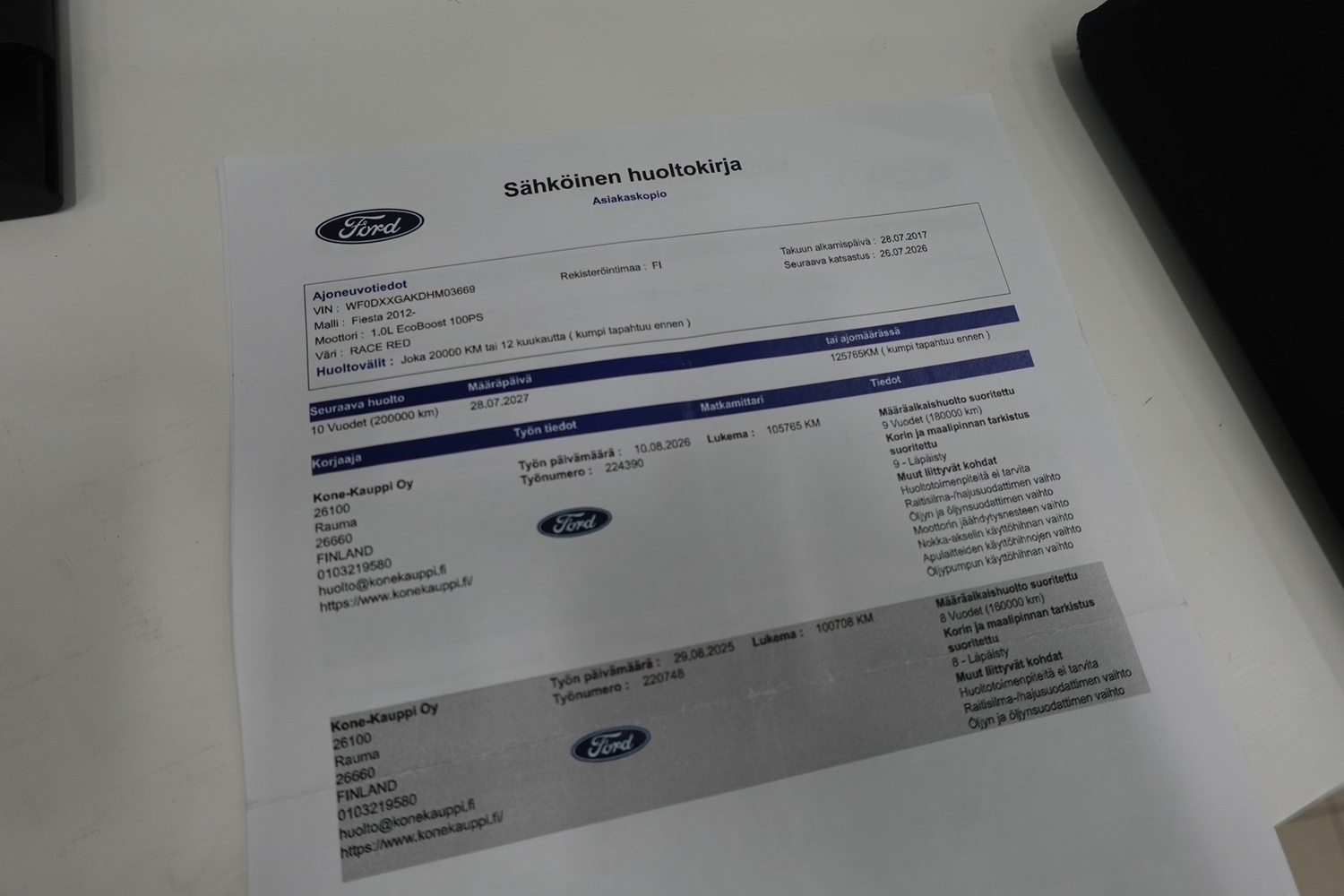 Ford Fiesta vaihtoauto