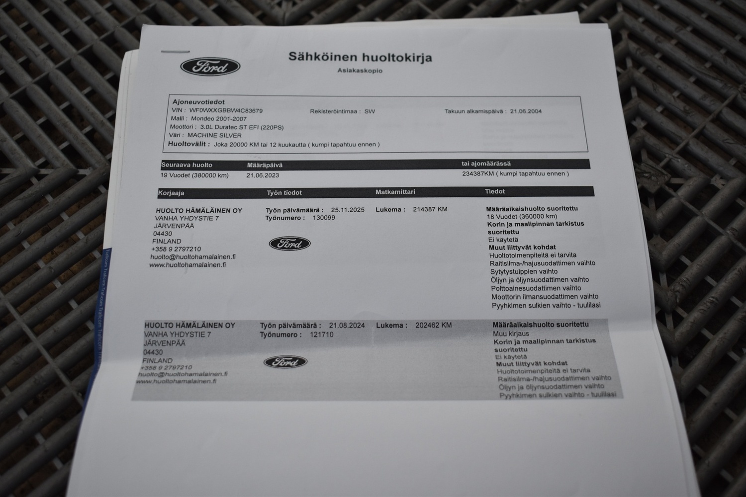 Ford Mondeo vaihtoauto