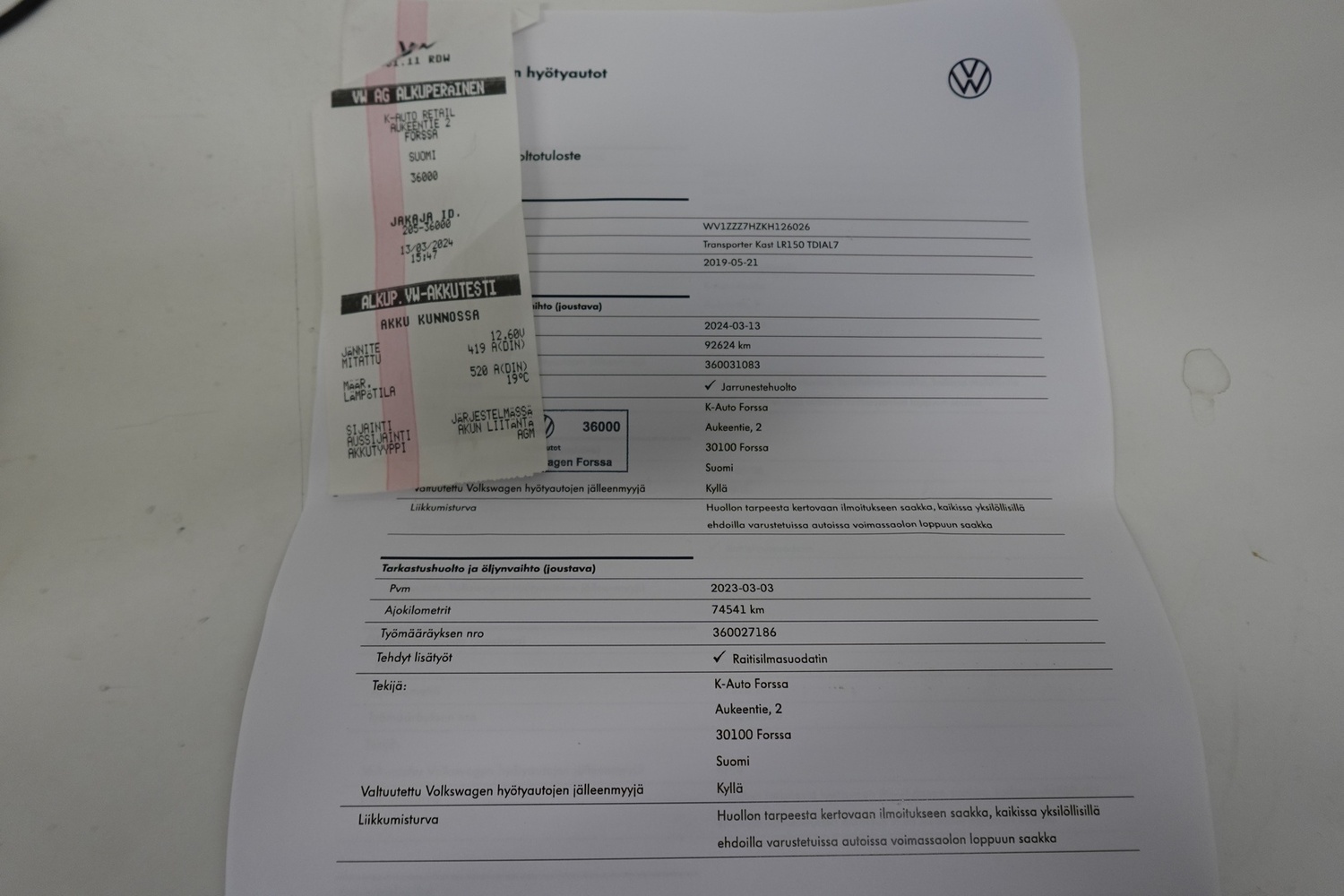 Volkswagen Transporter vaihtoauto