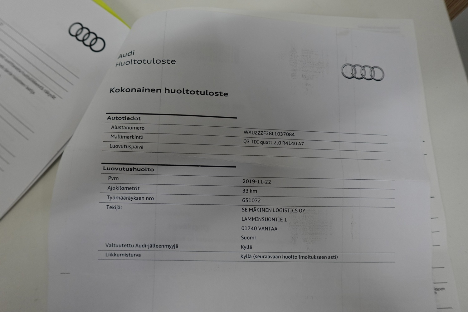 Audi Q3 vaihtoauto