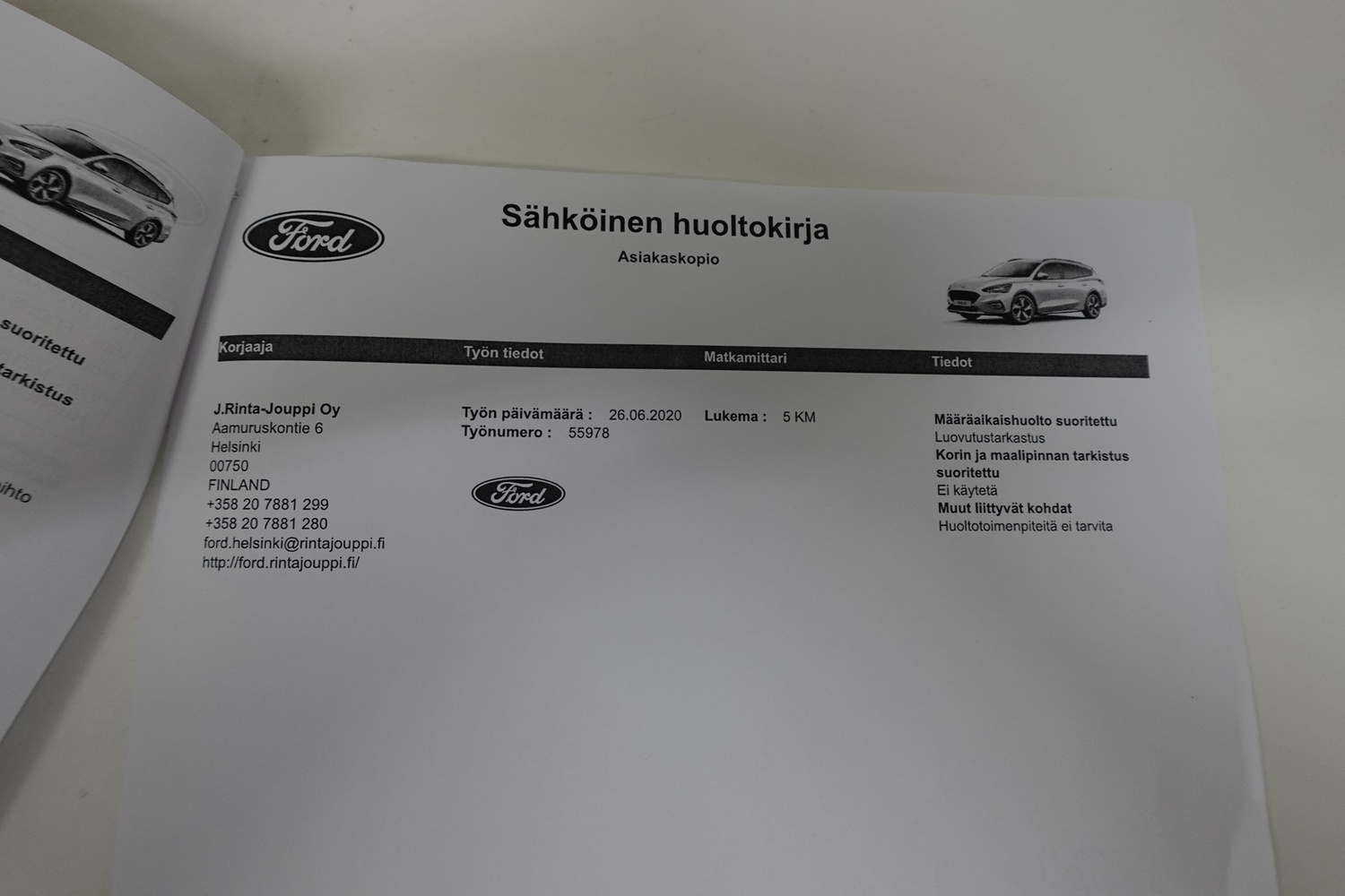 Ford Focus vaihtoauto