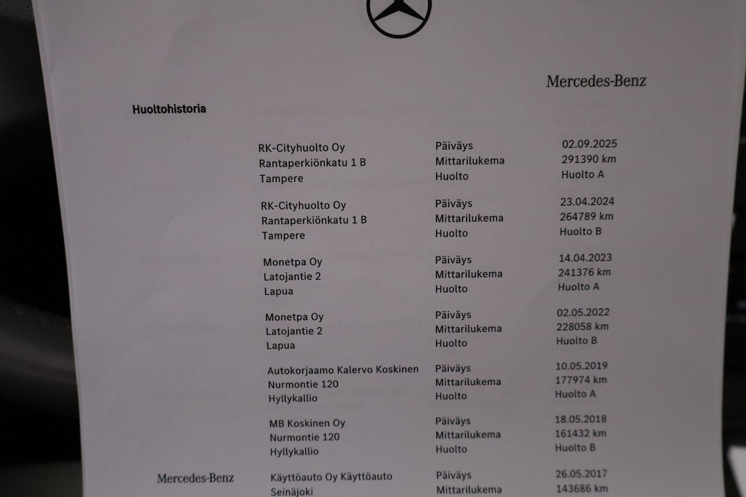 Mercedes-Benz E vaihtoauto