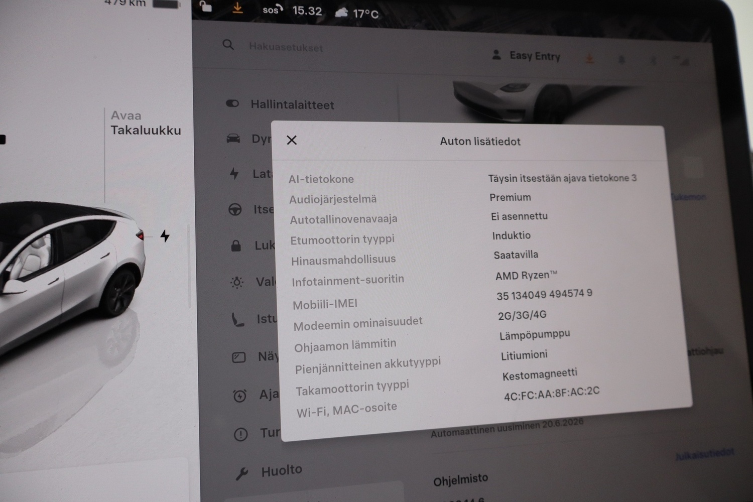 Tesla Model Y vaihtoauto