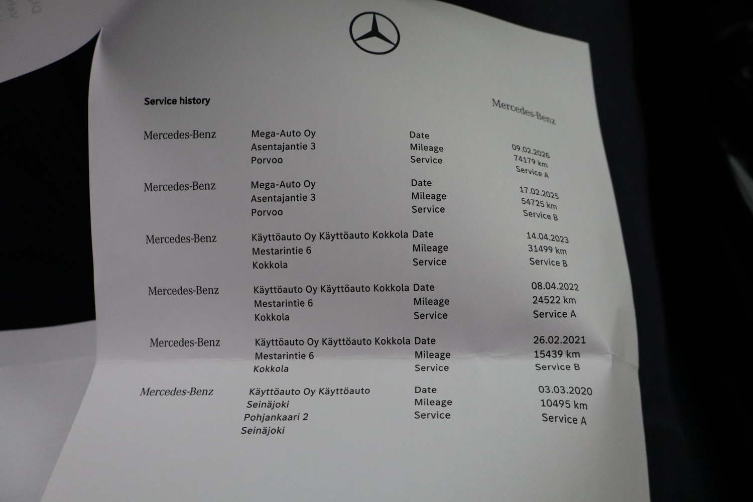 Mercedes-Benz A vaihtoauto