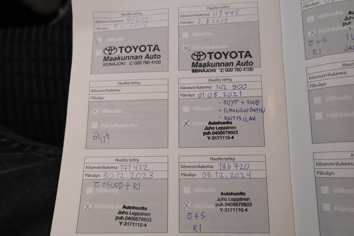Toyota Avensis vaihtoauto