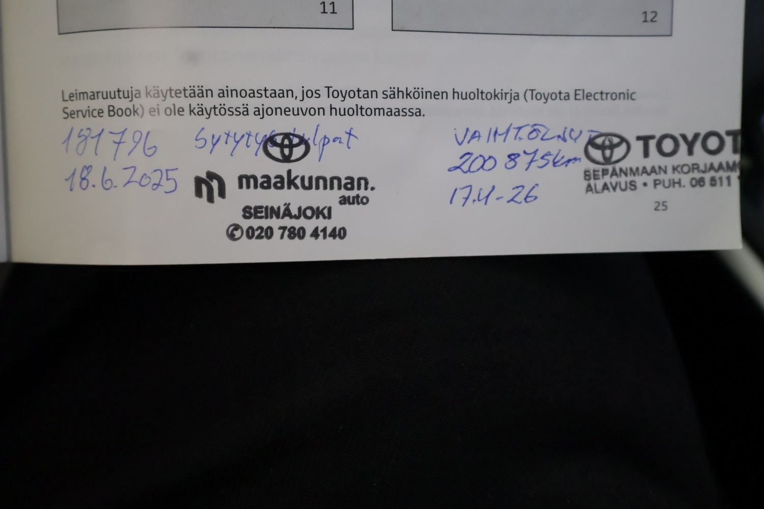 Toyota Avensis vaihtoauto