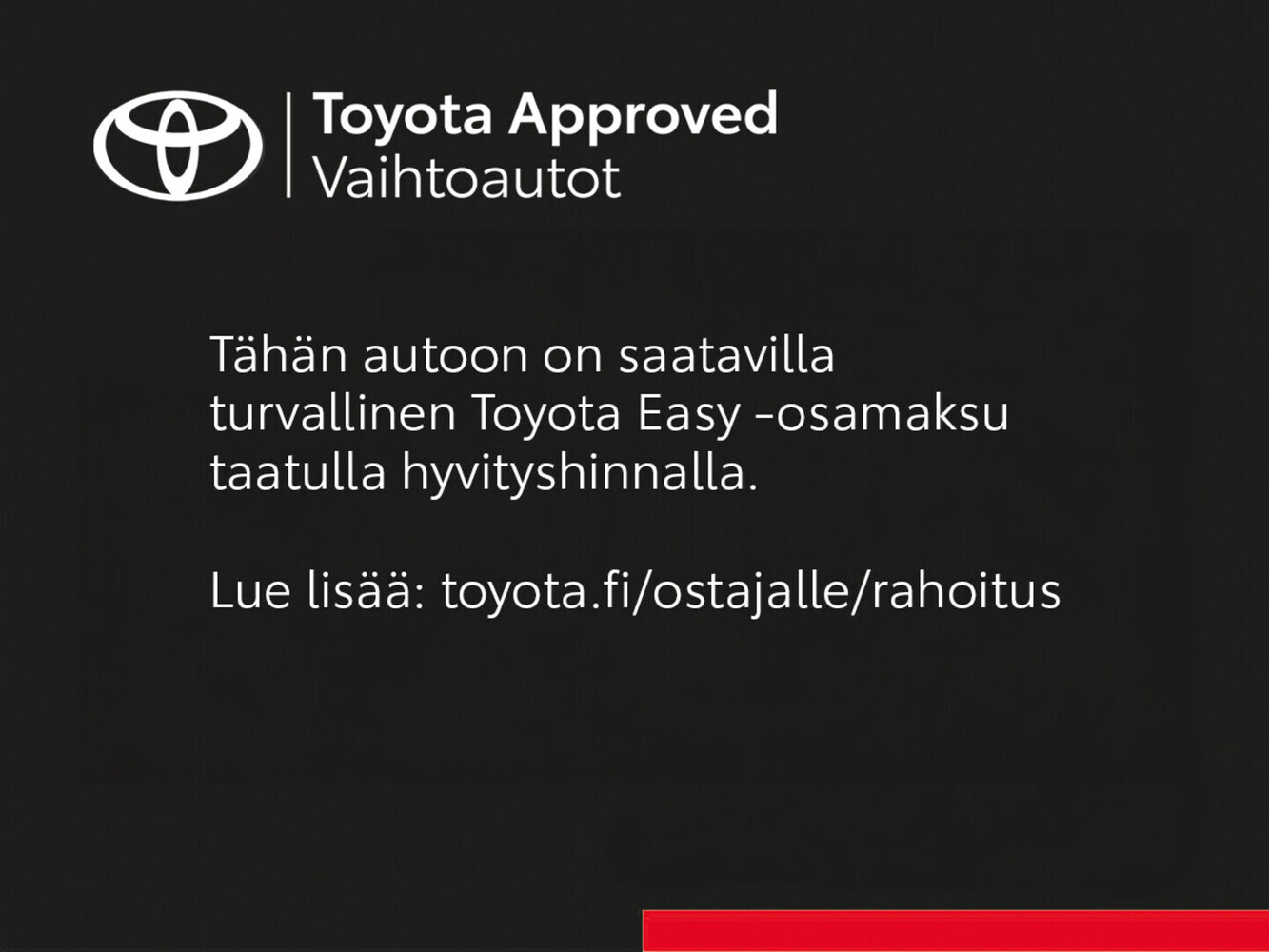 Toyota C-HR vaihtoauto