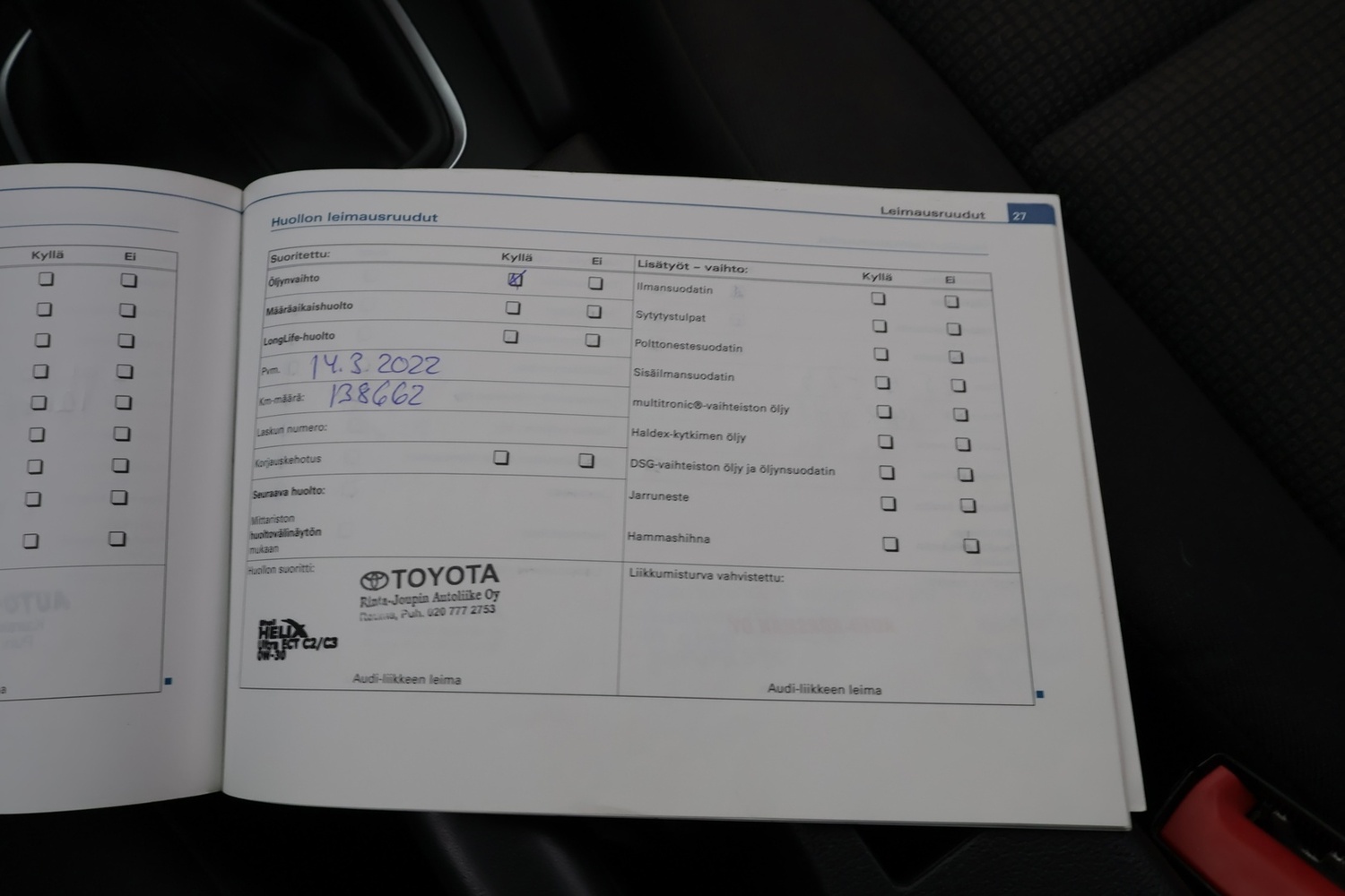 Audi A3 vaihtoauto