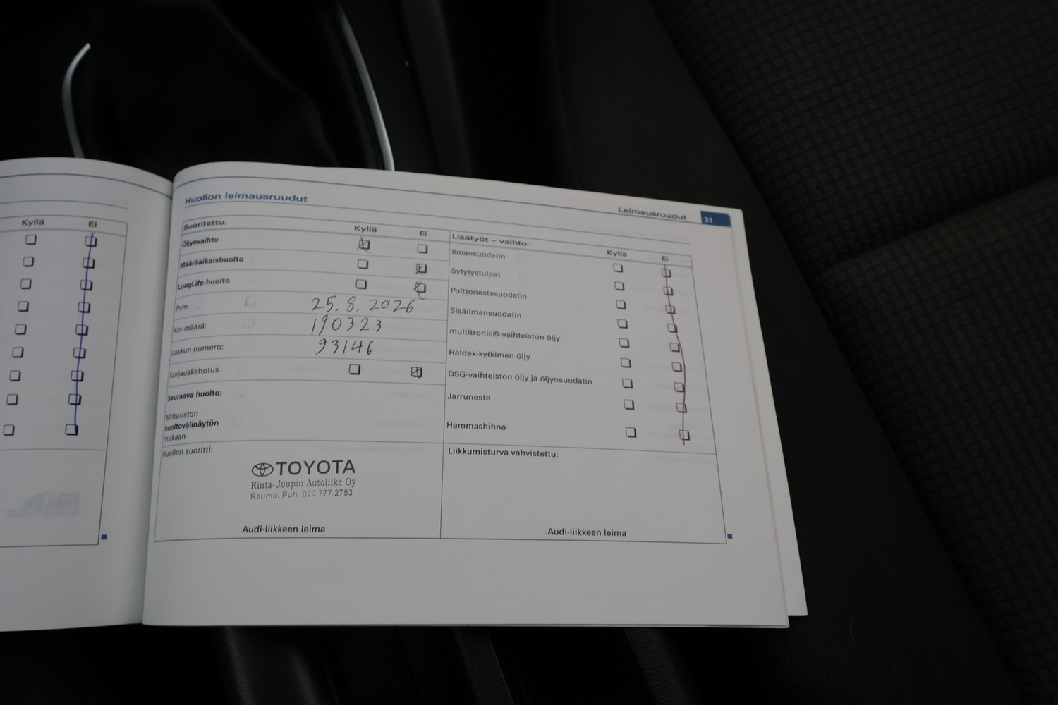 Audi A3 vaihtoauto