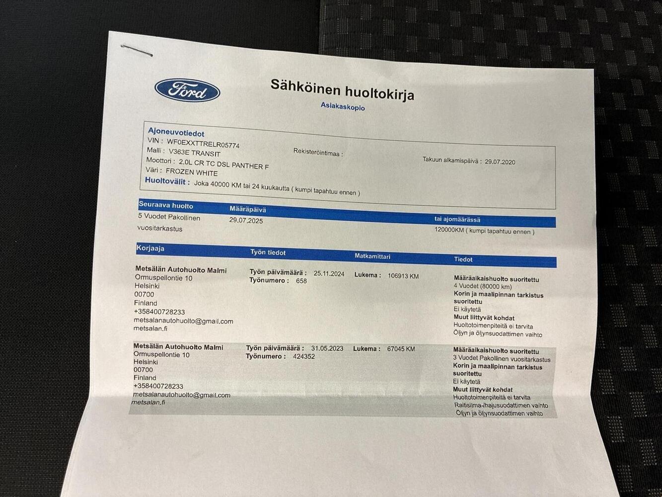 Ford Transit vaihtoauto