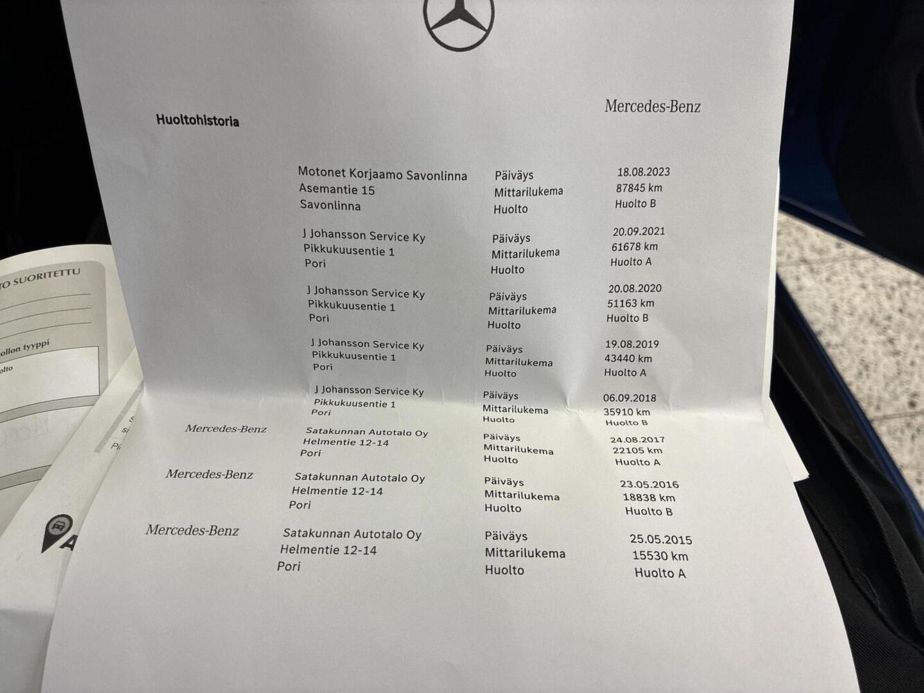 Mercedes-Benz A vaihtoauto