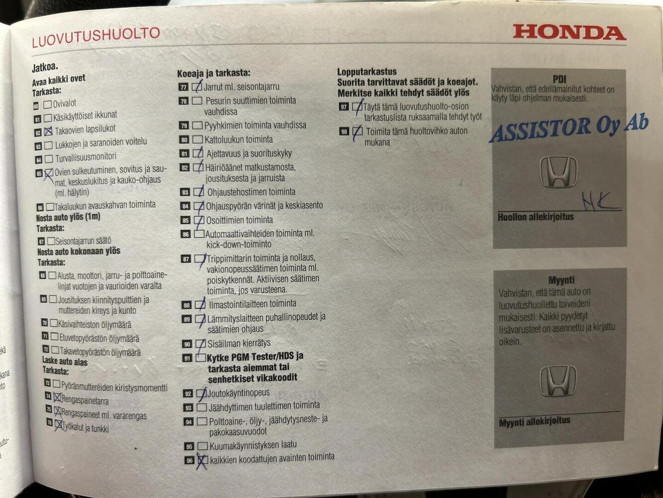 Honda Civic vaihtoauto