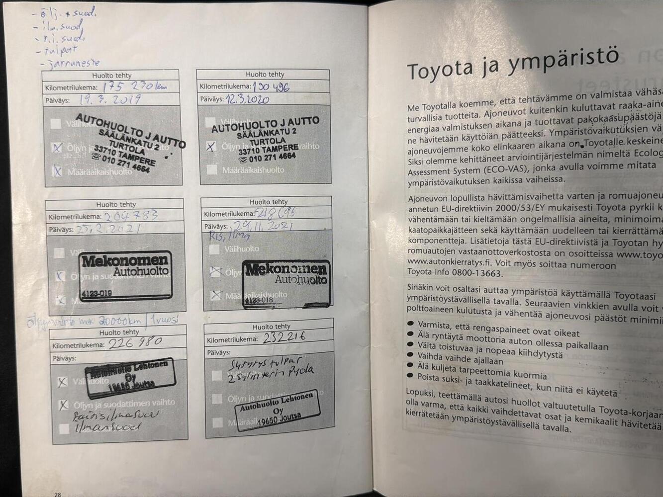 Toyota Corolla vaihtoauto