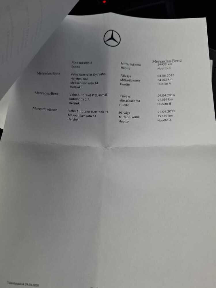 Mercedes-Benz B vaihtoauto