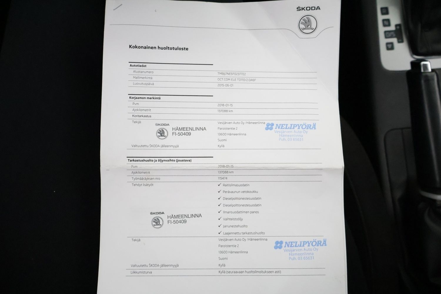 Skoda Octavia vaihtoauto