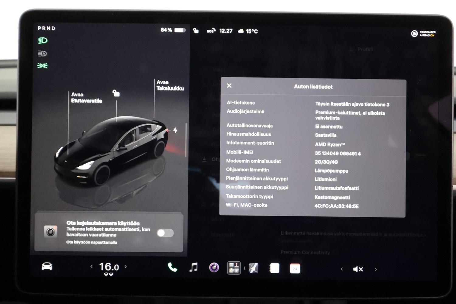 Tesla Model 3 vaihtoauto