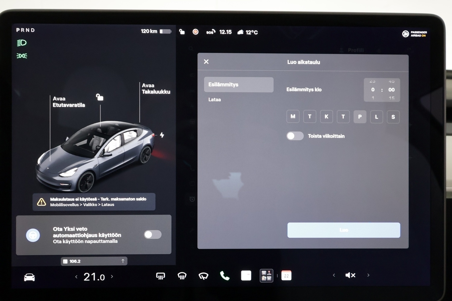 Tesla Model 3 vaihtoauto