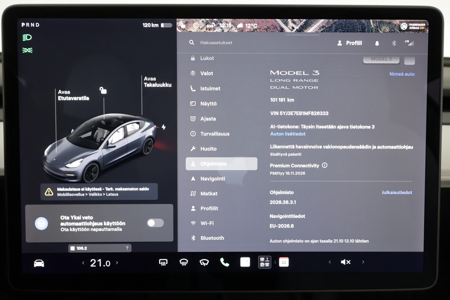 Tesla Model 3 vaihtoauto