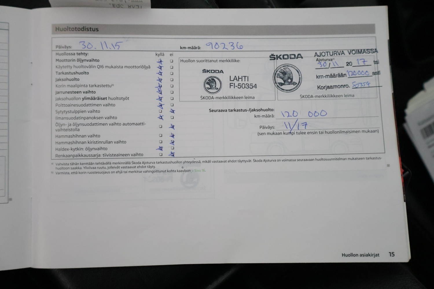Skoda Superb vaihtoauto