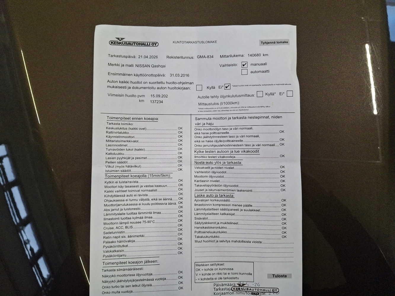 Nissan Qashqai vaihtoauto