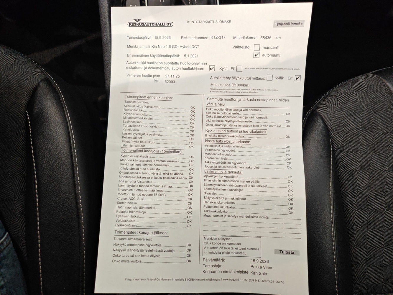 Kia Niro vaihtoauto
