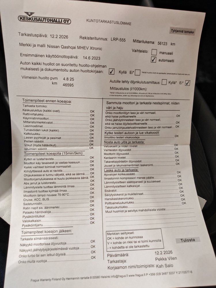 Nissan Qashqai vaihtoauto