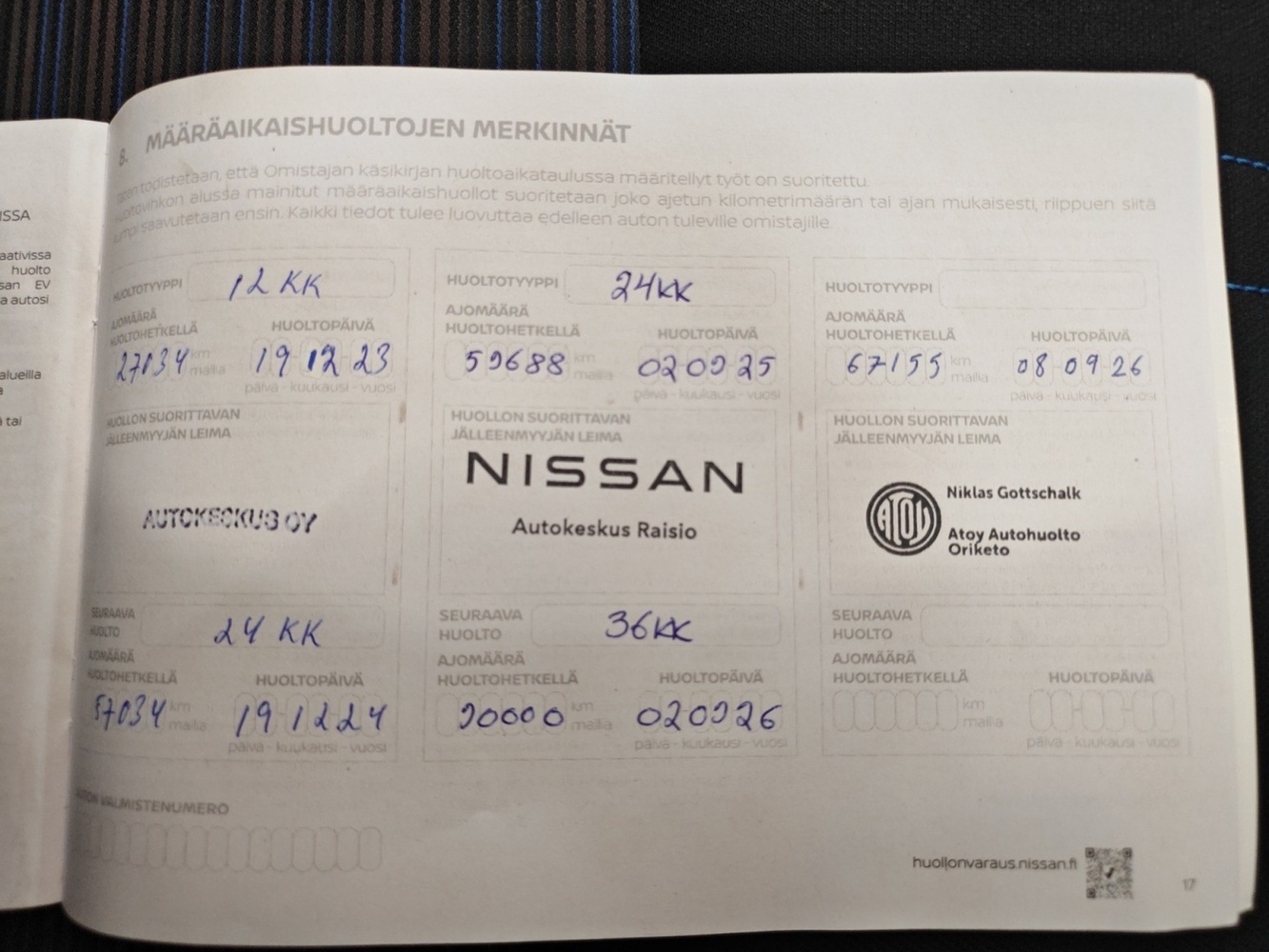 Nissan Leaf vaihtoauto