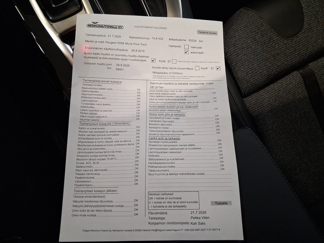 Peugeot 5008 vaihtoauto