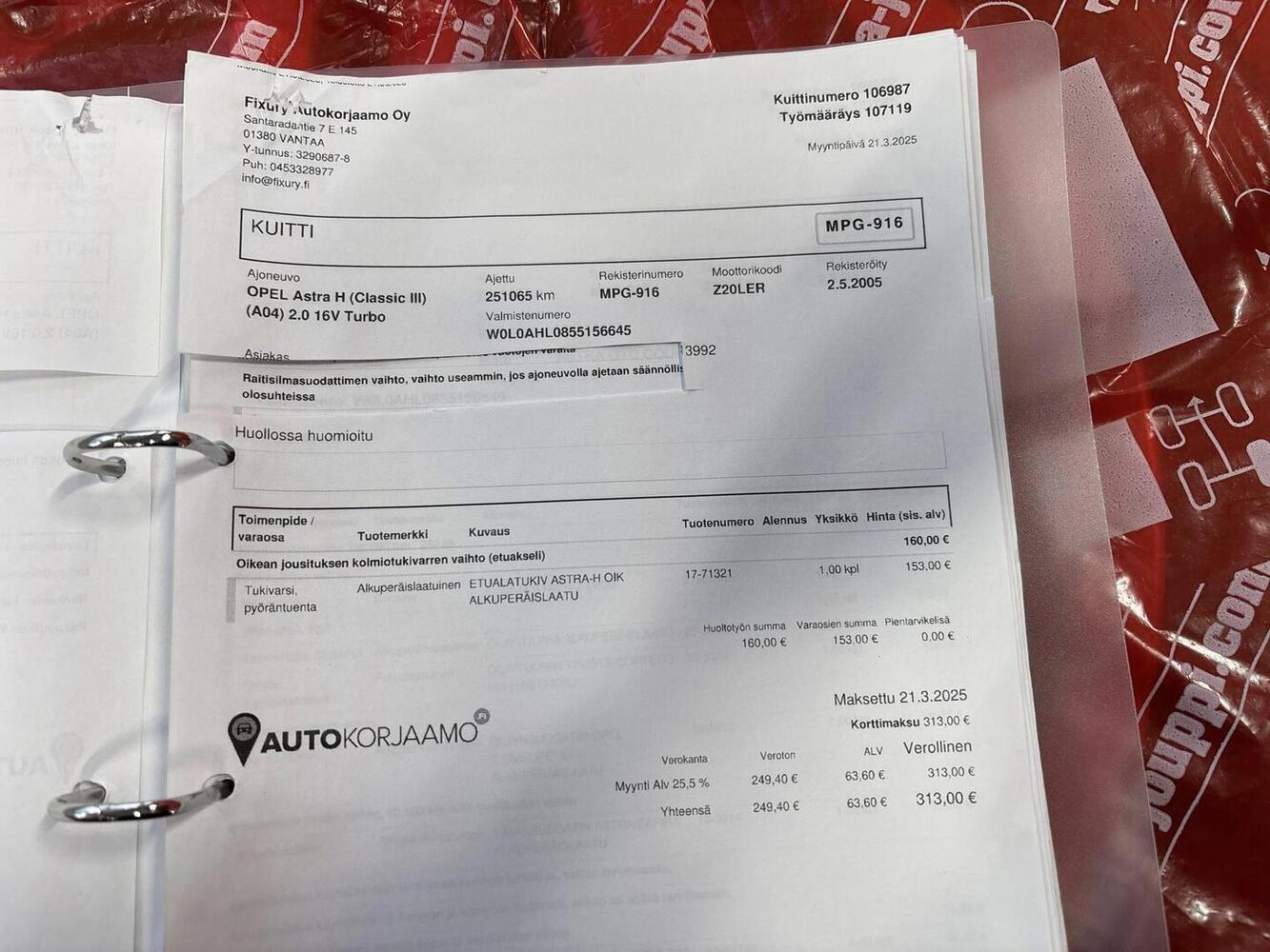 Opel Astra vaihtoauto