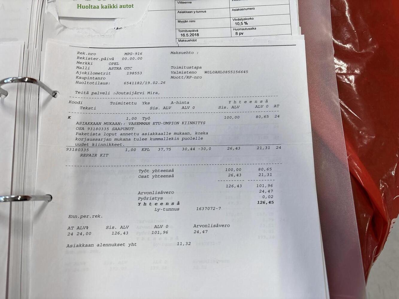 Opel Astra vaihtoauto