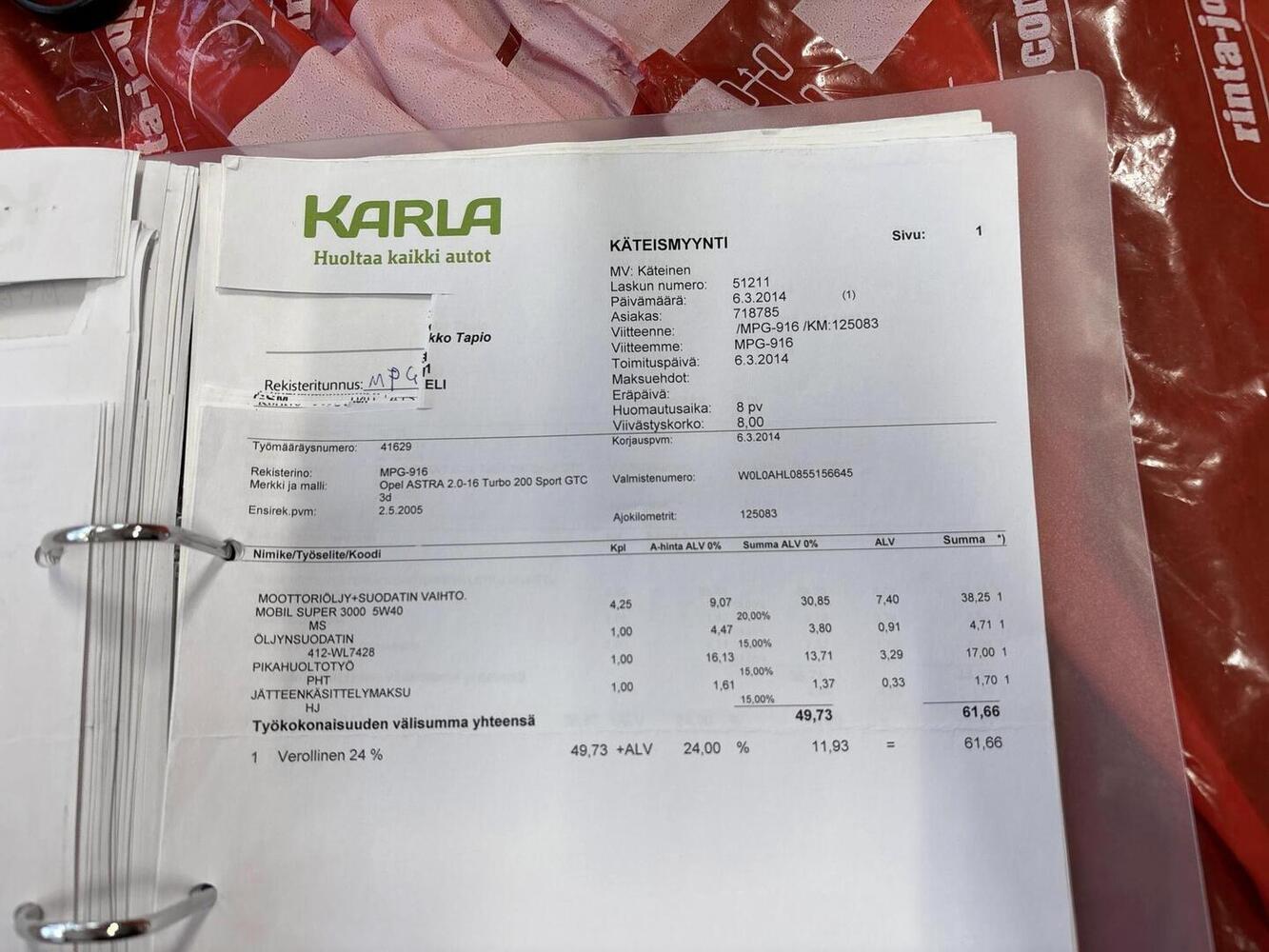 Opel Astra vaihtoauto