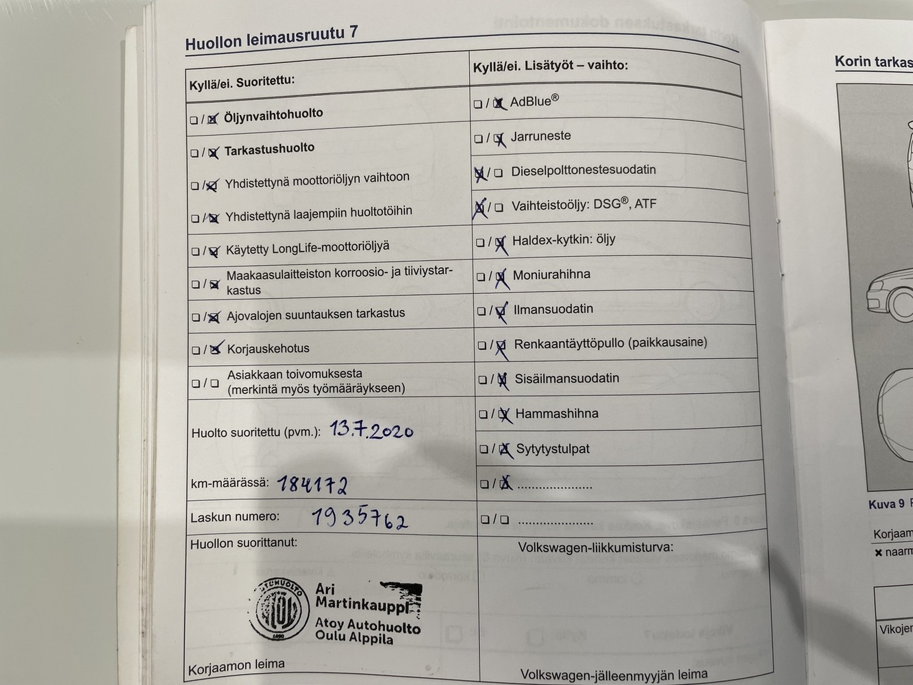 Volkswagen Passat vaihtoauto
