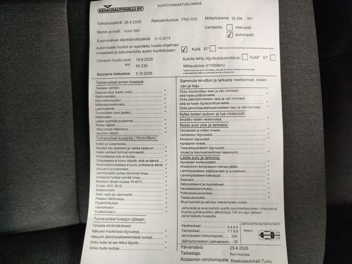 Volvo S90 vaihtoauto