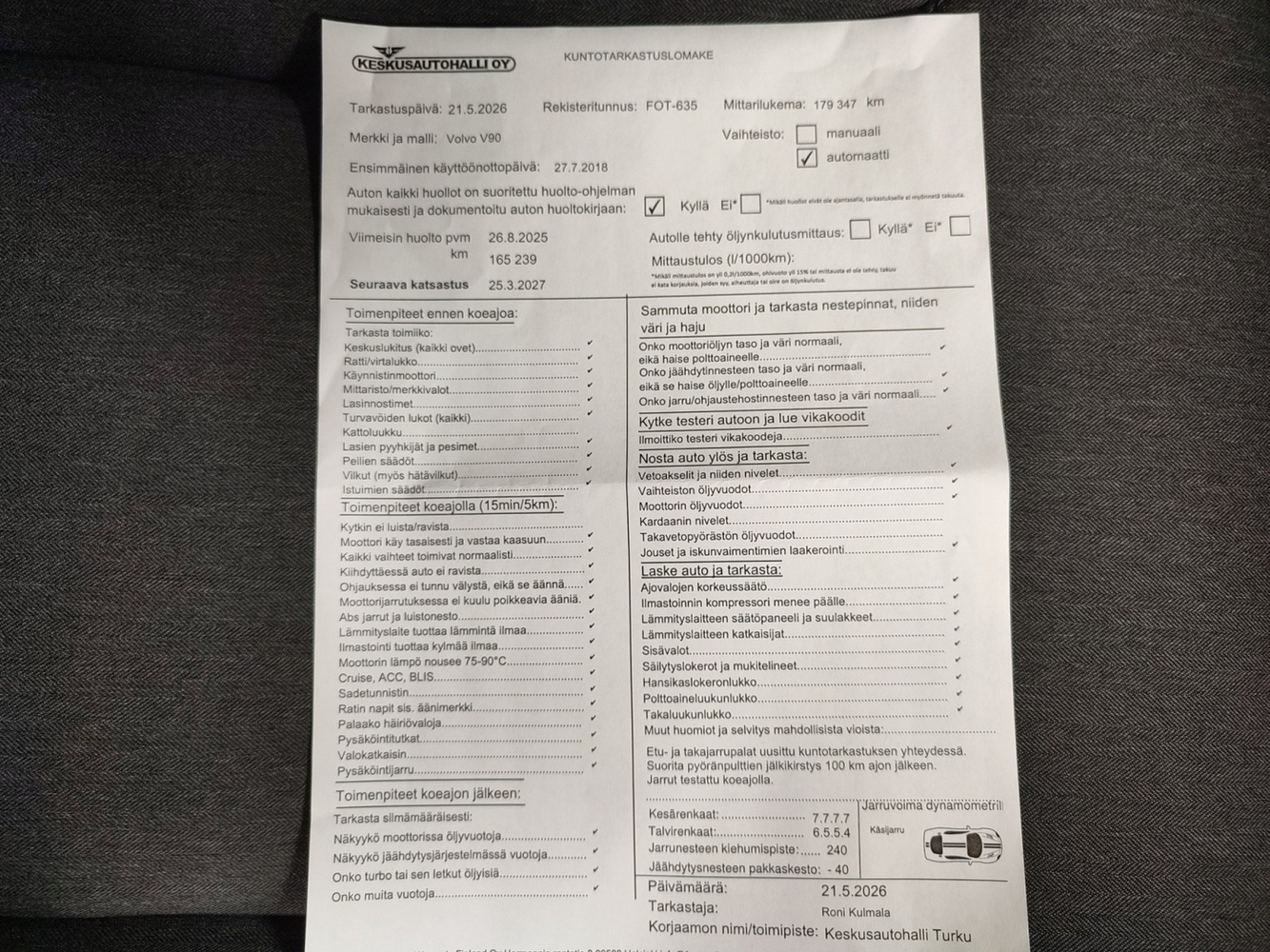 Volvo V90 vaihtoauto