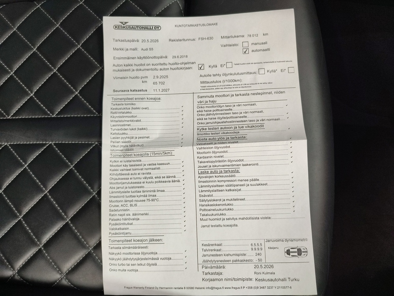 Audi S5 vaihtoauto