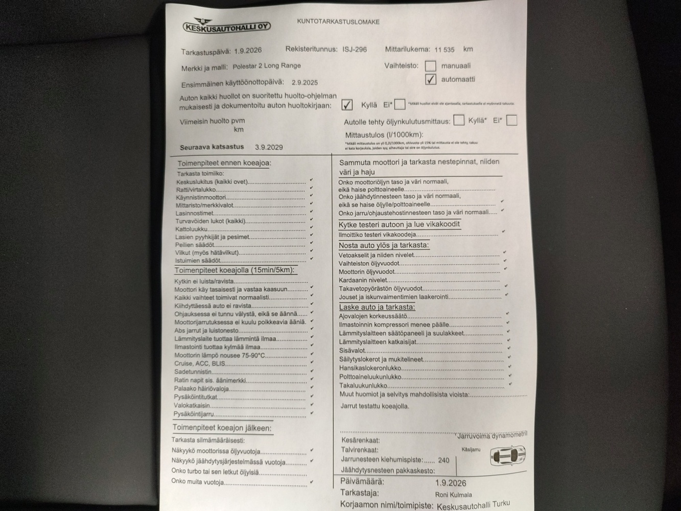 Polestar 2 vaihtoauto